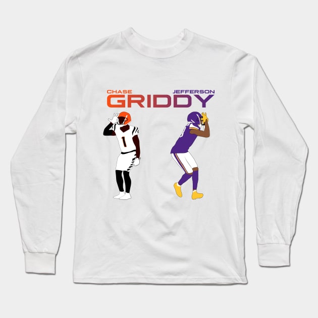 The Griddy Duo Long Sleeve T-Shirt by islandersgraphics